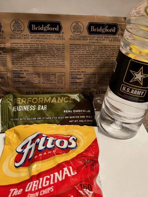 MEXICAN STYLE BEEF WRAP TORTILLA COMBO READINESS BAR OUT OF STOCK